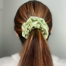 Load image into Gallery viewer, SAGE Mulberry Silk Scrunchie