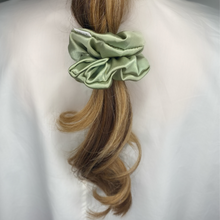 Load image into Gallery viewer, SAGE Mulberry Silk Scrunchie
